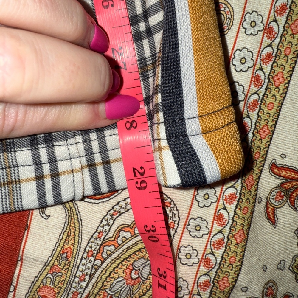 β¨ Urban Outfitters Menβs Plaid Track Pants β Tan/Black β Size S β¨ - Picture 12 of 12